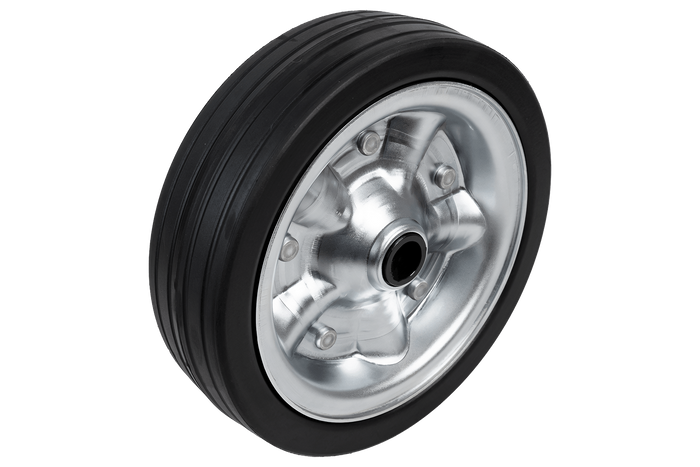 Rezerves ritenis KNOTT 405725.001 žokeja ritenim, izgatavots no cietas gumijas 225x65 mm