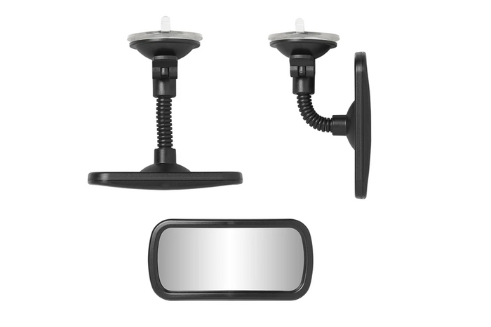 ProPlus 750641 panorāmas atpakaļskata spogulis ar turētāju un piesūcekni 55x115mm