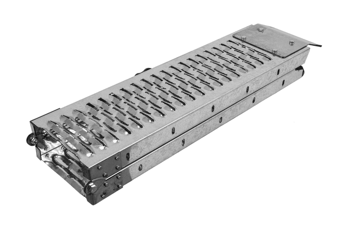 UNITRAILER ALR004 salokāmas tērauda rampas piekabēm 170 cm 454 kg 2 gabalu komplekts