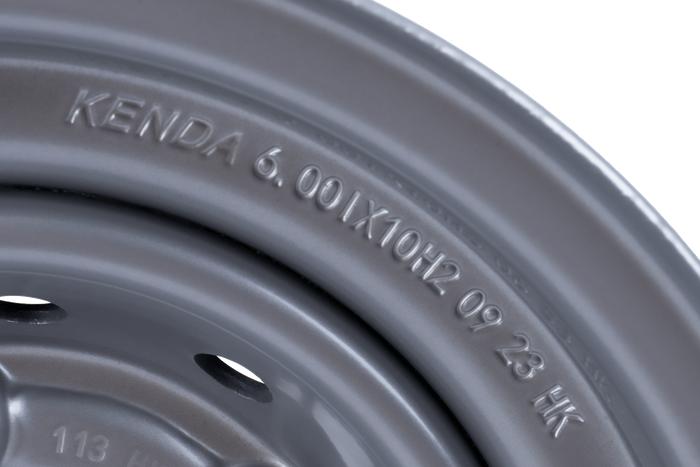 Диск стальной для прицепа KENDA 6Ix10"H2 5x112 ET:-4