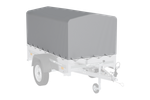 Чехол на раму тент h-800 UNITRAILER для прицепа 200х106см GARDEN 200 KIPP