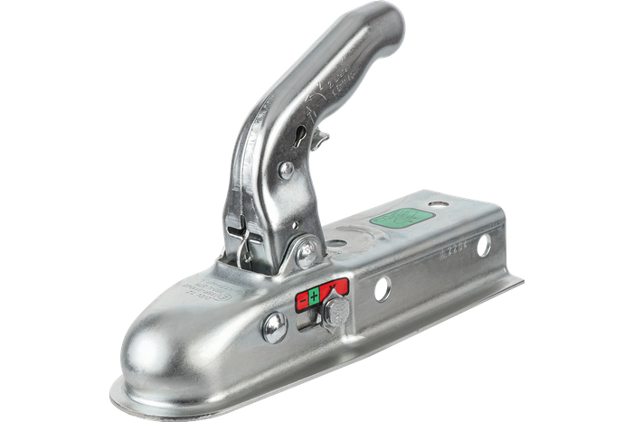 KNOTT K7.5-L lodveida sakabe 750kg piekabei ar 60mm kvadrātveida jūgstieni