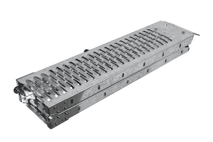 UNITRAILER ALR004B salokāmas tērauda rampas piekabēm 190 cm 400 kg 2 gab. komplekts