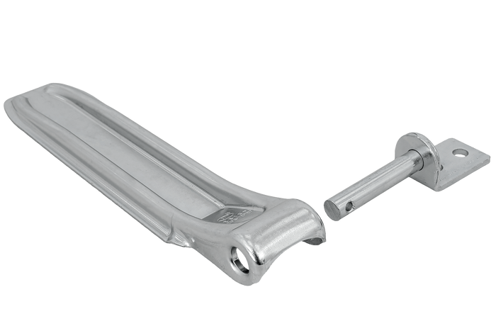 Боковая петля с ручкой STEELPRESS ZW-01.270A+UZ-01B, комплект для бокового крепления прицепа