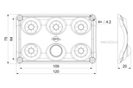 Автомобильный светодиодный светильник HORPOL LWD2156 900 лм с датчиком движения для салона автомобиля