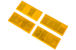 Atstarotāju komplekts x4 atstarotājs piekabēm - oranžs, 90 x 40 mm