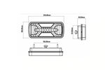 Задние фонари KAMAR X-SPIDER L2430+L2431, штыревой разъем 5PIN, 7 функций, левый+правый