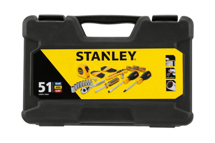 Набор ручных инструментов STANLEY STMT0-74864 в кейсе из 51 предмета.