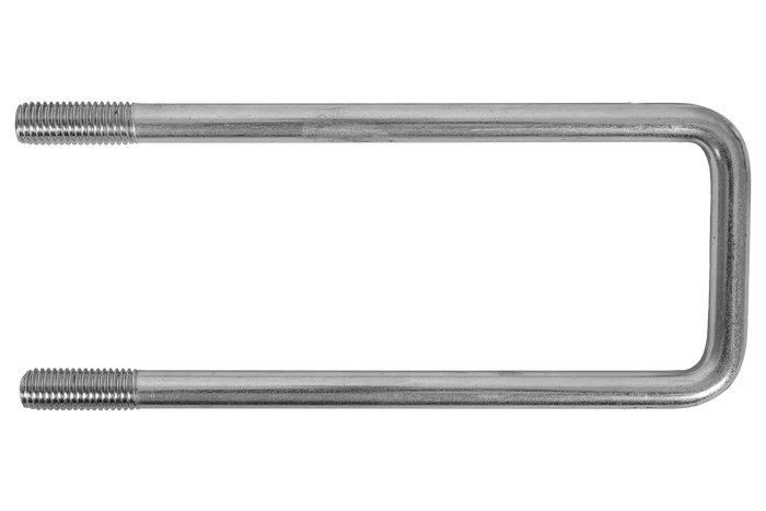 Квадратный зажим DROMET типа C, зажим M12 62×202 мм