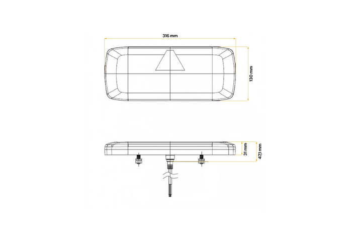 TruckLED L1918 LED aizmugurējais lukturis, 6 funkcijas, pa kreisi