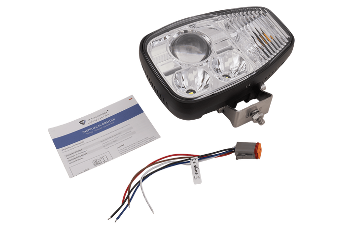 TT Technology TT.16610-L Светодиодный передний фонарь, 3 функции, 21 светодиод, 4450 лм, левый, для JCB/Cat/Manitou/Volvo/Terex