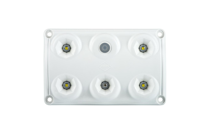 HORPOL LWD2157 LED 900lm automašīnas salona lukturis ar slēdzi un sarkanu diodi