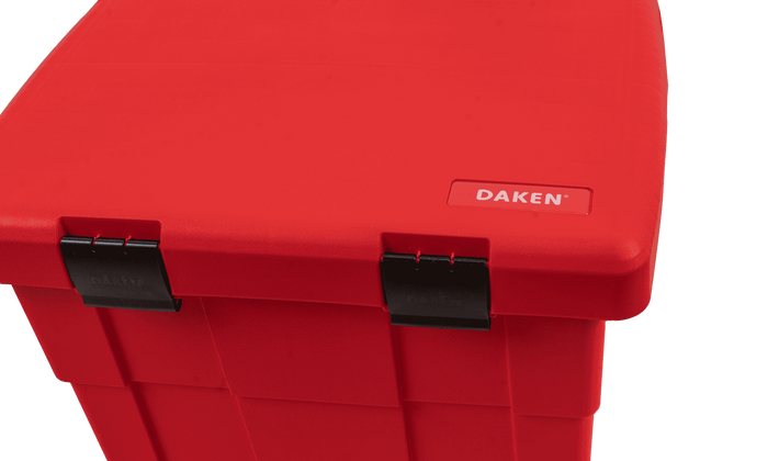 DAKEN 86014 PITBOX kaste beramkravu materiāliem, konteiners smiltīm, ceļa sāls 655x570x520mm 108.5l