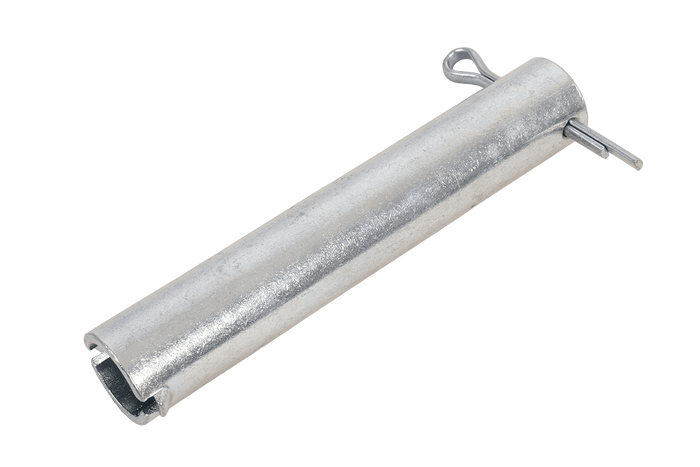 KNOTT 406025.001 atbalsta riteņa ass, bukse 114x20mm