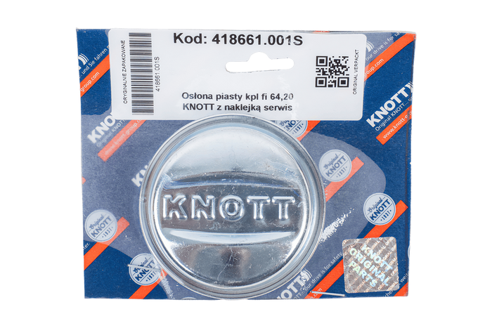 Крышка подшипника ступицы KNOTT 64,2 мм для прицепа