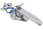 Боковая сцепка с креплением STEELPRESS ZB-15A+Z-15, полное эксцентриковое закрытие борта прицепа