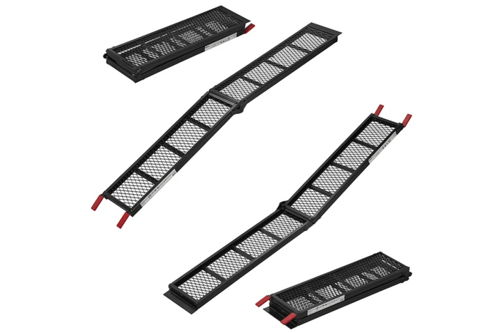 ProPlus 390094 salokāmas tērauda rampas piekabēm 203 cm 680 kg 2 gabalu komplekts