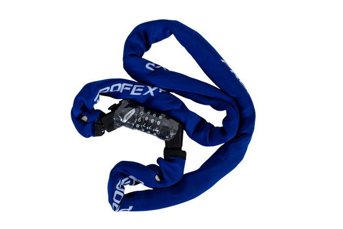 Велосипедный замок PROFEX 81662 Neo длиной 130 см с кодовым замком