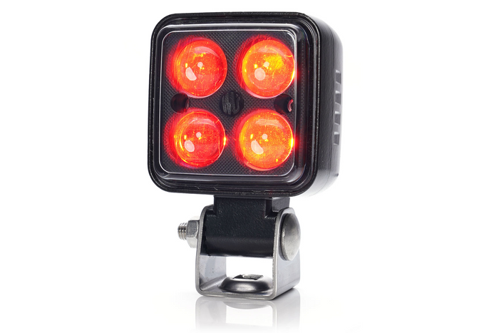 Drošības lampa WAŚ 2244 W267 LED brīdinājuma lampa sarkana