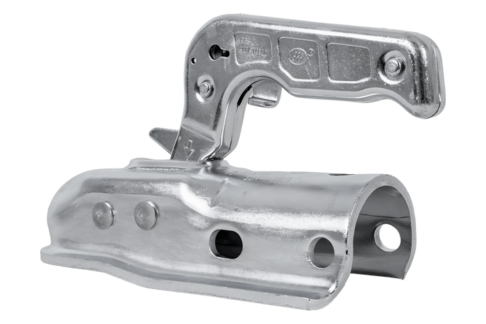 Шаровое сцепное устройство STEELPRESS ZSK-1700D+Z2 для прицепа массой 1700 кг с трубчатым дышлом диаметром 35-50 мм.