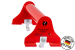 PRAMAR Radstopper VDI 2700 красный фиксатор колеса эвакуатора - регулируемый, универсальный