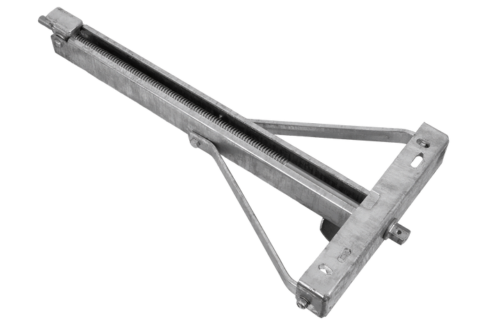 KNOTT 6X1197.007 izvelkams stūra atbalsta stabilizators piekabei 1100kg 498mm
