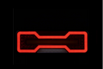TruckLED L1871+L1872 LED NEON DYNAMIC aizmugurējie lukturi, 0,35 m kabelis, 6 funkcijas, kreisais+labais