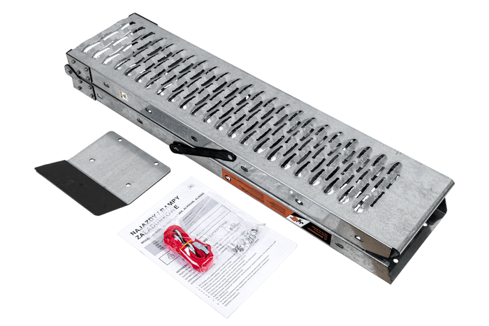 UNITRAILER ALR004B salokāmas tērauda rampas piekabēm 190 cm 400 kg 2 gab. komplekts