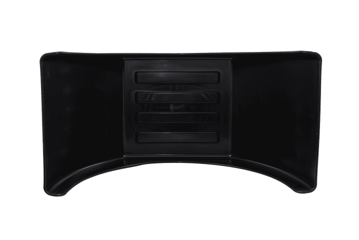 Dubultais spārns piekabei 15-16" DOMAR DK3120 plakana riteņu arka 1000/510mm ar baltu apmali