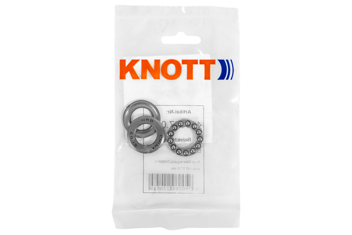 Подшипник для опорного колеса KNOTT TK60/ATK60, 30x17 мм.