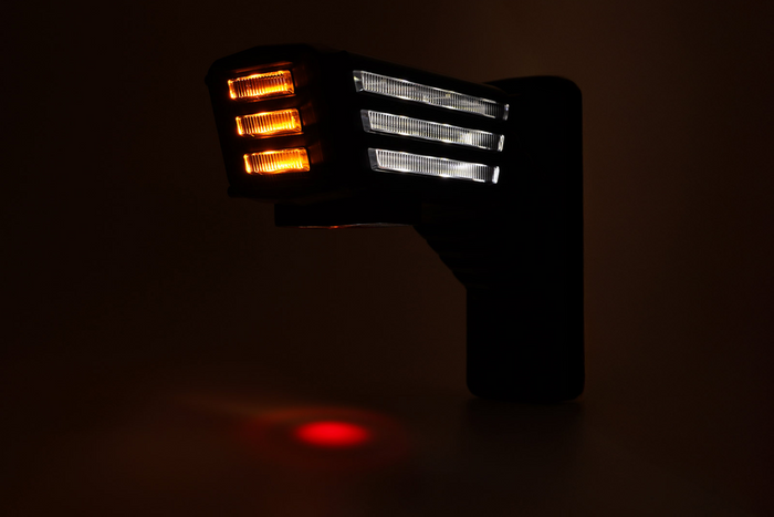 WAŚ 2550P W297.3.1 SPOT LED labais gabarītlukturis uz īsas sviras