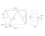 Фонарь задний ASPÖCK Multipoint IV, 6 функций, правый