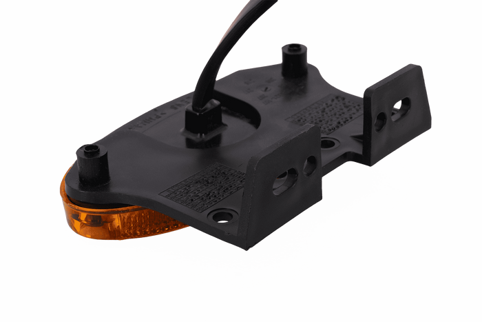 Габаритный фонарь ASPÖCK FLATPOINT II LED, оранжевый, универсальный, с кронштейном